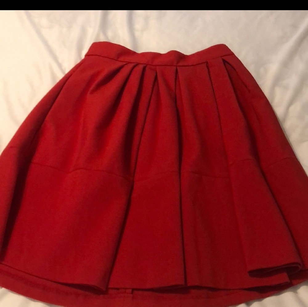 Banana Republic Red Skirt